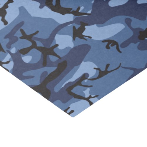 Navy Blue Camouflage Pattern Military Pattern Army Tissue Paper