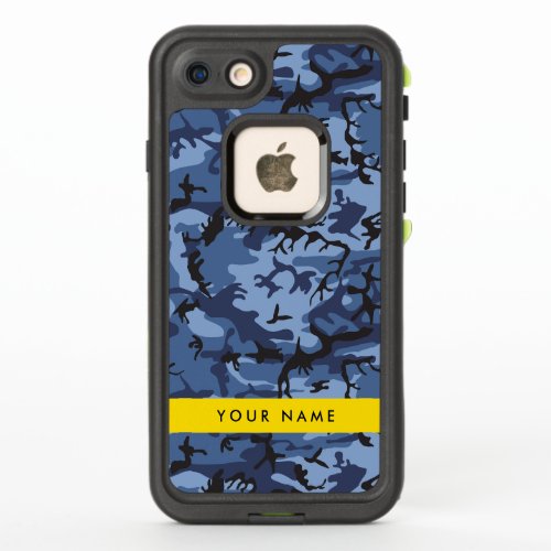 Navy Blue Camouflage Your name Personalize