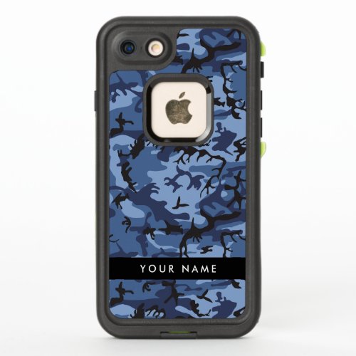 Navy Blue Camouflage Your name Personalize