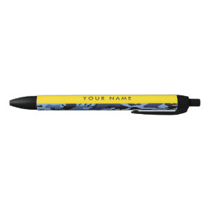Navy Blue Camouflage Your name Personalize Pen