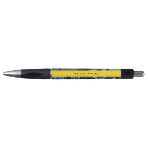 Navy Blue Camouflage Your name Personalize Pen