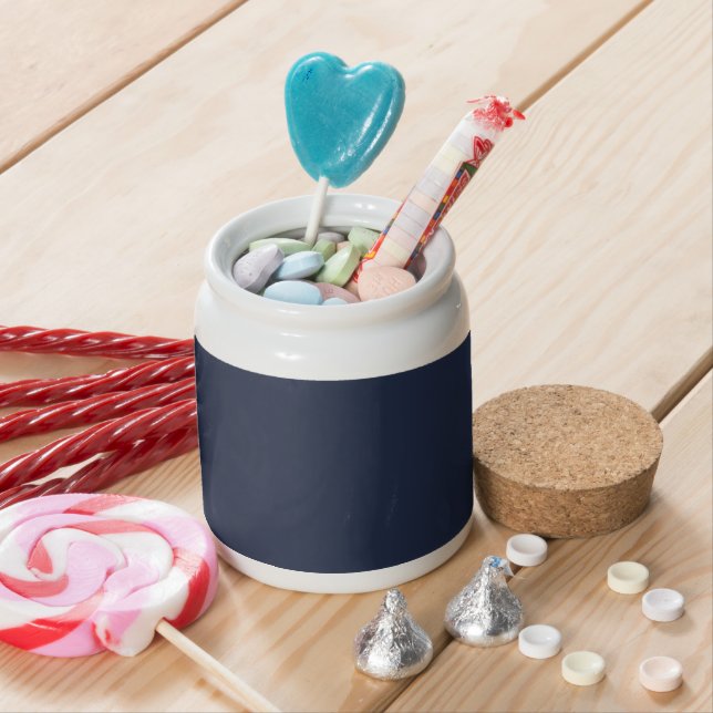 Navy Blue Candy Jar (In Situ)