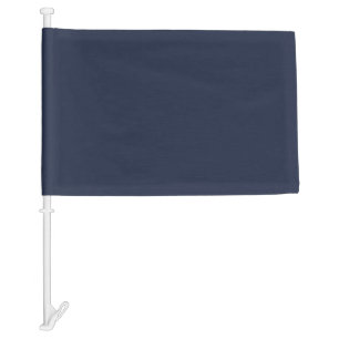 Navy Blue Car Flag