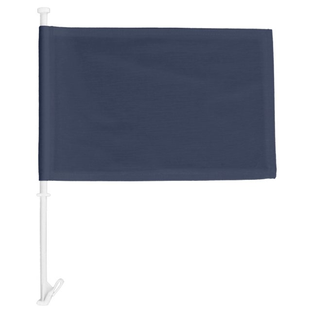 Navy Blue Car Flag (Front)
