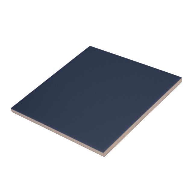 Navy Blue Ceramic Tile (Side)