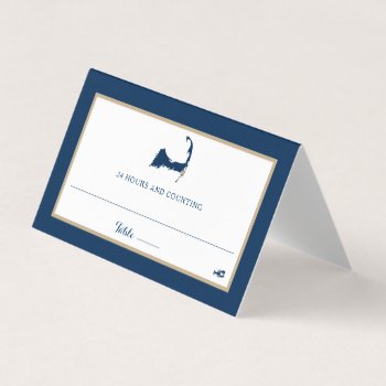 Navy Blue Chatham Cape Cod Wedding Seating by labellarue at Zazzle