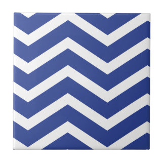 NAVY BLUE CHEVRON PATTERN | CERAMIC TILE