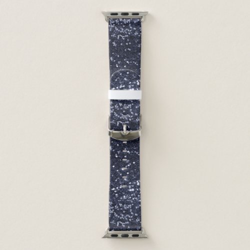 Navy Blue  Chunky Glitter Look  Apple Watch Band