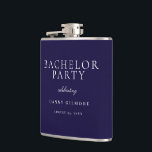 Navy Blue Classic Mens Bachelor Party Gift Flask<br><div class="desc">Navy Blue Classic Mens Bachelor Party Gift Flask

Follow our store for lots more invitations and designs</div>