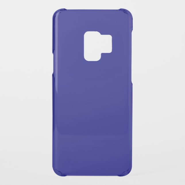 Navy Blue Clear Uncommon Samsung Galaxy S9 Case (Back)