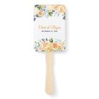 Navy Blue Coral Peach Watercolor Floral Wedding