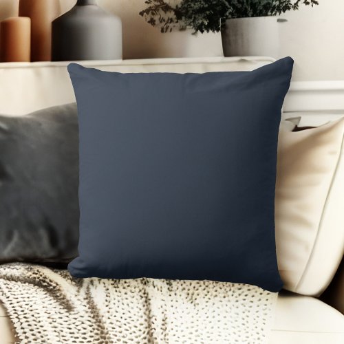 Navy Blue Couch Throw Pillow