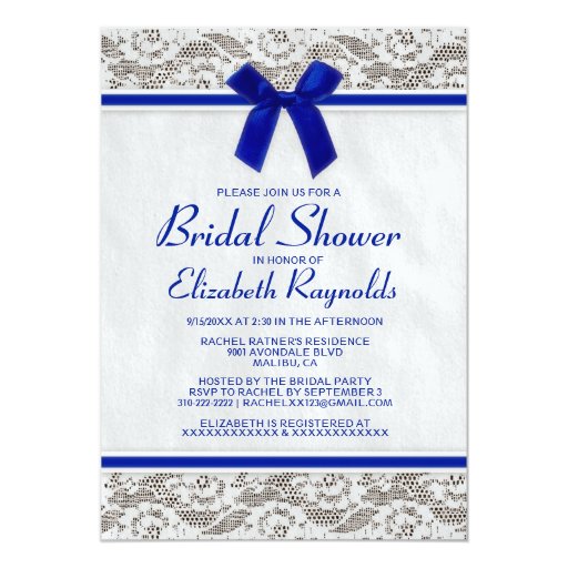 Navy Bridal Shower Invitations 7