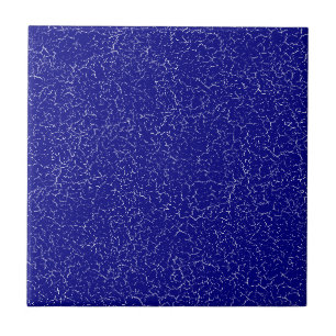 Navy Blue Crackle Glaze Solid Color Tile