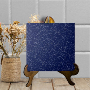 Navy Blue Crackled Glaze Simple Modern Texture Ceramic Tile