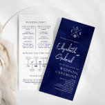 Navy Blue Cruise Travel Wedding Ceremony<br><div class="desc">Navy Blue Cruise Travel Wedding Ceremony. Matching items available.</div>