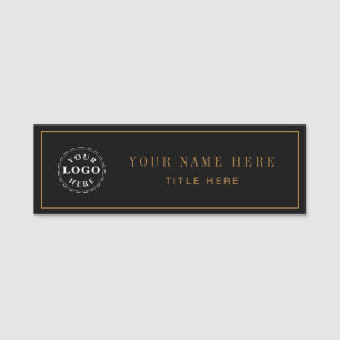 Navy Blue Custom name tag for personal flair!