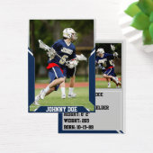 Navy Blue Custom Sports Trading Card Pack (100) (Desk)