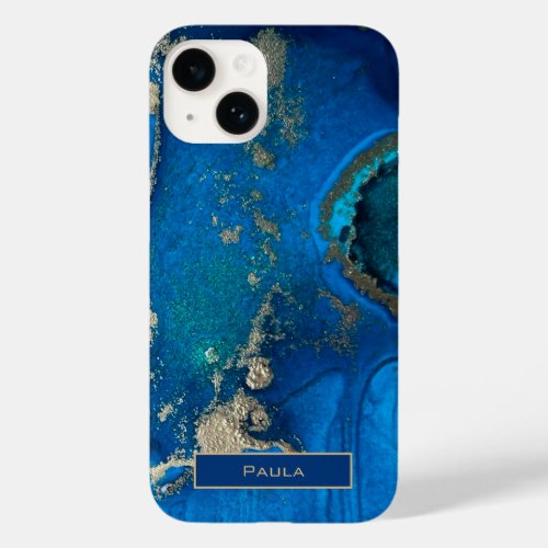 Navy Blue Customized Case_Mate iPhone Case