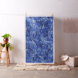 Navy Blue Digital Camo Camouflage Customizable Fabric