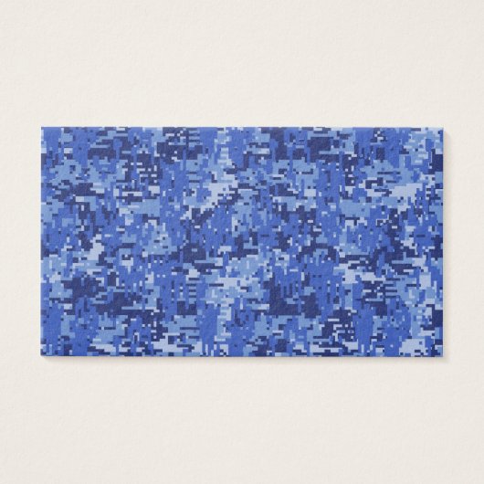Navy Blue Digital Camo Camouflage Texture (Front)