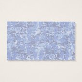 Navy Blue Digital Camo Camouflage Texture (Back)