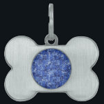 Navy Blue Digital Pixels Camouflage Texture Decor Pet Tag<br><div class="desc">A fine stylish custom gift idea in a vibrant modern digital navy blue pixels camouflage decor. Sounds good,  a great gift idea. You can customize it too,  just click on the blue "CUSTOMIZE IT!" button or link and add some Text easily.</div>