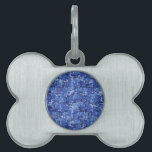 Navy Blue Digital Pixels Camouflage Texture Decor Pet Tag<br><div class="desc">A fine stylish custom gift idea in a vibrant modern digital navy blue pixels camouflage decor. Sounds good,  a great gift idea. You can customize it too,  just click on the blue "CUSTOMIZE IT!" button or link and add some Text easily.</div>