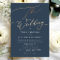 Navy Blue Elegant Gold The Wedding