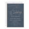 Navy Blue Elegant Gold The Wedding