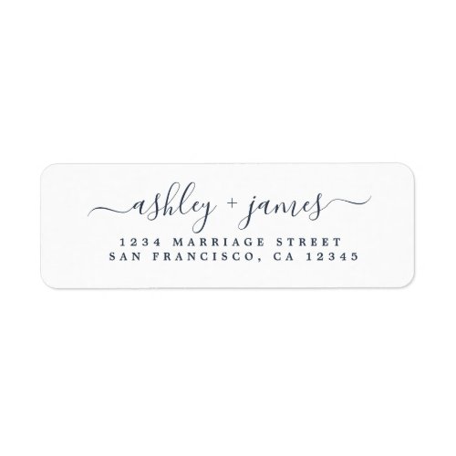 RETURN ADDRESS LABELS - CHIC INVITATION SUITES
