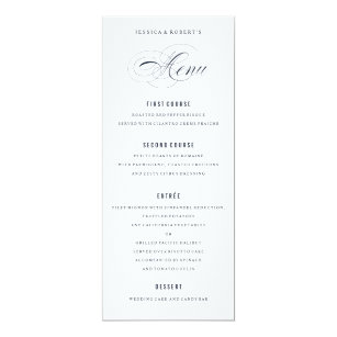 formal dinner menu cards greeting photo cards zazzle formal menu cards