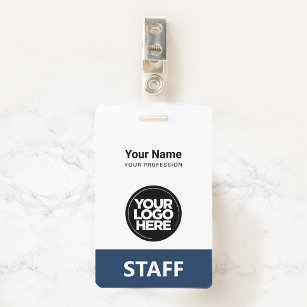 Tag Badge Letter A Doctor Worker Badge White ID Badge Holder