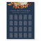 Navy Blue Fall Seating Chart