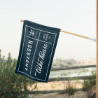 Navy Blue Family Lake House Nautical Anchor Paddle