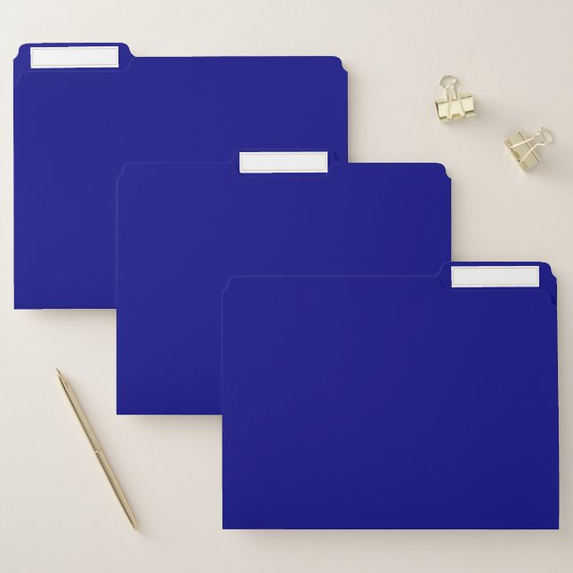Navy Blue File Folder (Set)