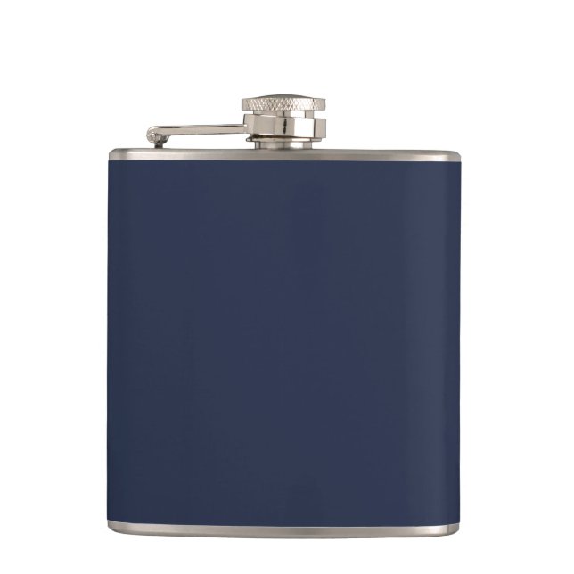 Navy Blue Flask (Front)
