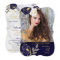 Navy Blue Floral Spanish Quinceanera with Photo