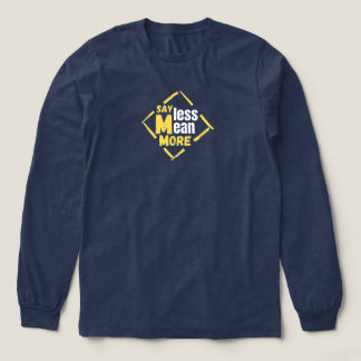 Navy Blue Full Sleeves T-Shirt Tri-Blend Shirt