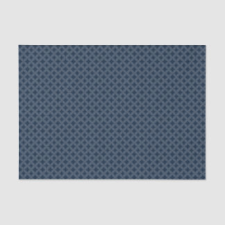 Navy Blue Geometric Diamonds Pattern Tissue Paper