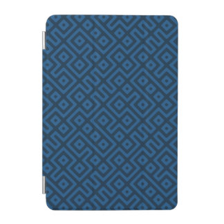 Navy Blue Geometric Pattern Solid iPad Mini Cover