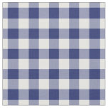 Navy Blue Gingham 1/2&quot; Squares Fabric
