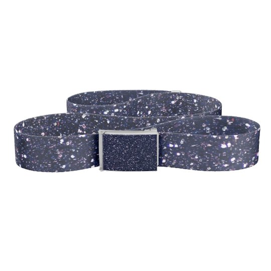 Navy blue glitter belt | Zazzle.com
