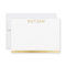 Navy Blue Gold Modern Bar Mitzvah Thank You Card
