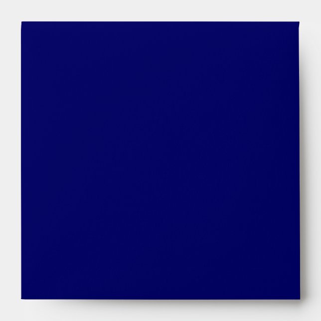 Navy Blue Gold Square Envelope (Front)
