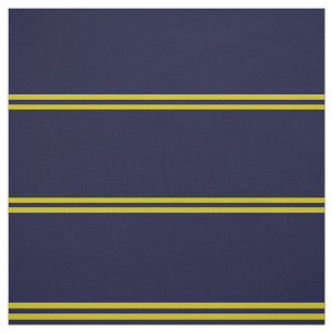 Blue Gold Striped Fabric Zazzle Navy Blue Gold Striped Design Fabric