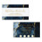 Navy Blue & Gold Watercolor Marble Agate Gilded