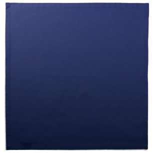 Navy Blue Gradient Deep Blue Cloth Napkin