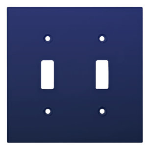 Navy Blue Gradient Deep Blue Light Switch Cover