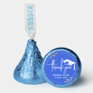 Navy Blue Graduation Thank You Hershey®'s Kisses®
